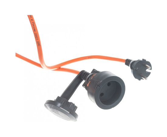Удлинитель шнур Партнер-Электро GardenLine б/з ПВС 2х1,5 10A 50м IP 44 US103B-150OR – изображение 4