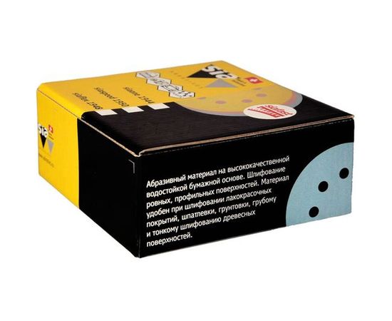 Круг шлифовальный на липучке siaflex 1948 (50 шт; 125 мм; 8 отверстий; P60) sia Abrasives sf50-125-8-060 – изображение 3