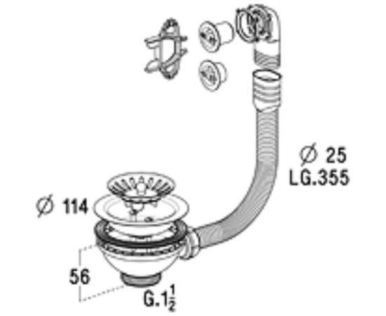 Выпуск/перелив SAS 514D 3389700082927 – изображение 2