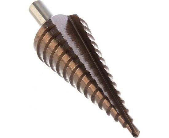 Сверло ступенчатое по стали и цветным металлам КОБАЛЬТ (4-30 мм; 14 ступеней; Р6М5) ЗУБР 29672-4-30-14_z01 – изображение 4