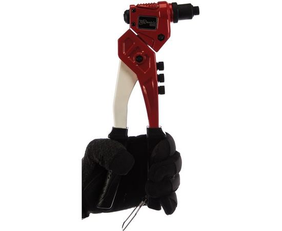 Заклепочник литой, поворотный, 290 мм, 0-360 заклепки 2,4-3,2-4,0-4,8 мм/, PRO MATRIX 40547 – изображение 3