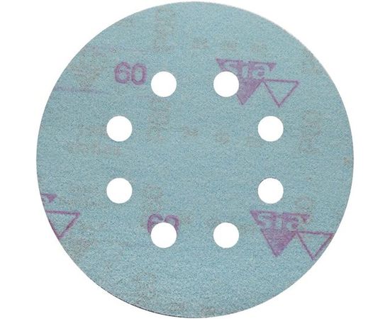 Круг шлифовальный на липучке siaflex 1948 (50 шт; 125 мм; 8 отверстий; P60) sia Abrasives sf50-125-8-060 – изображение 4