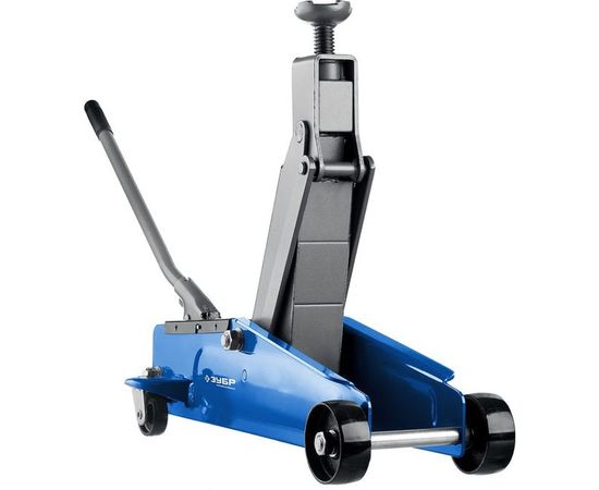 Гидравлический подкатной домкрат 3т, 192-533мм, ЗУБР Профессионал T77 43055-3 – изображение 2