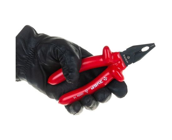 Набор: диэлектрический, высоковольтный губцевый инструмент, до ~1000В, 7шт Зубр ЭКСПЕРТ 2214-H7_z01 – изображение 11