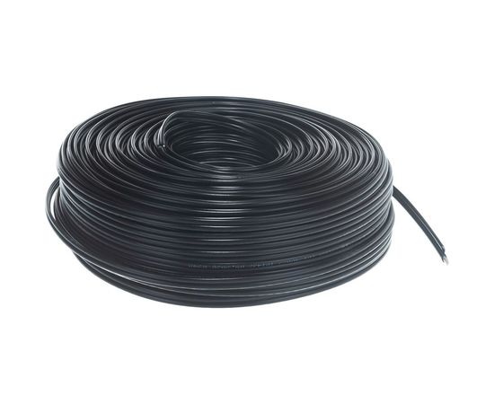 Кабель для видеонаблюдения ККСВ-П + 2х0.5мм, 100м, черный REXANT 01-4002 – изображение 2
