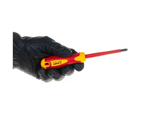 Набор: диэлектрический, высоковольтный губцевый инструмент, до ~1000В, 7шт Зубр ЭКСПЕРТ 2214-H7_z01 – изображение 12