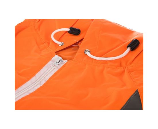 Нейлоновый плащ-дождевик на молнии ЗУБР, сигнальный цвет, р.56-58 11617-56 – изображение 2
