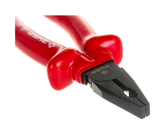 Набор: диэлектрический, высоковольтный губцевый инструмент, до ~1000В, 7шт Зубр ЭКСПЕРТ 2214-H7_z01 – изображение 4