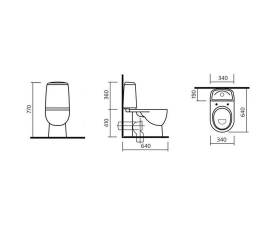 Унитаз-компакт Sanita Luxe Best с быстросъемным сиденьем-микролифт 00008320 BSTSLCC04020522 – изображение 2