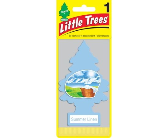 Ароматизатор Car-Freshner Ёлочка Summer Linen Летняя свежесть U1P-10574-RUSS 