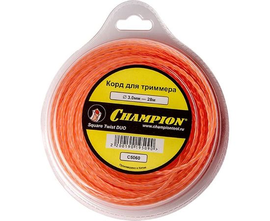 Корд триммерный Square Twist DUO (3 мм, 28 м) CHAMPION C5060 