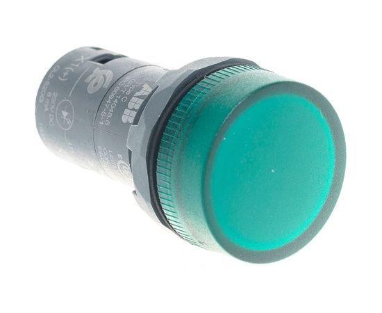 Лампа ABB CL2-520G зелёная со встроенным светодиодом 220В DC 1SFA619403R5202 