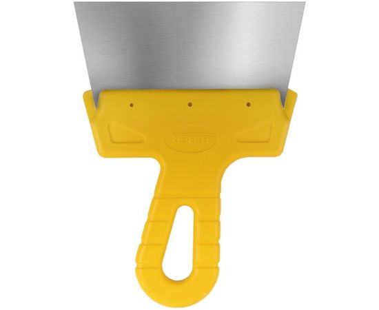 Фасадный шпатель (150 мм, нержавеющая сталь, желтая ручка) Biber МАСТЕР 35175 тов-176002 