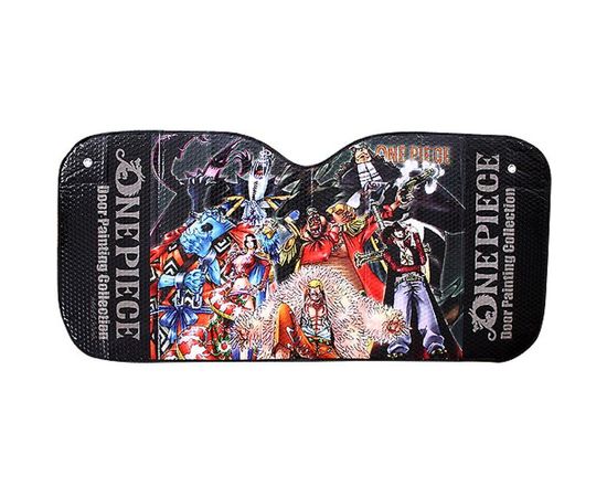 Солнцезащитная шторка на лобовое стекло AutoStandart OnePiece Супер-герои 130х60 см 101622 