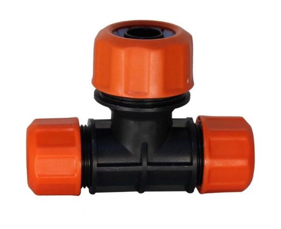 Переходник Т-образный для шлангов 1/2-1/2-3/4 AMIGO 74011 