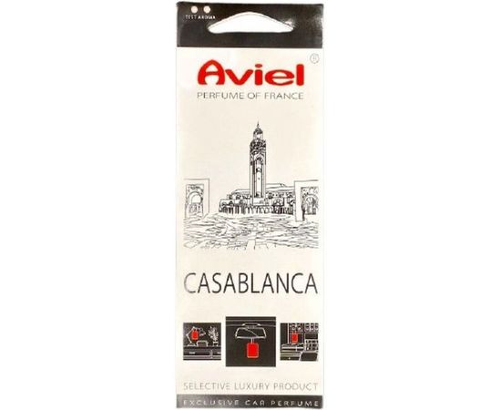 Картонный ароматизатор Aviel CASABLANCA 31983 