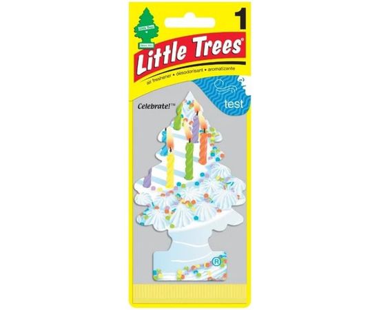 Ароматизатор Car-Freshner Ёлочка Celebrate! С Днем Рождения U1P-17357-RUSS 