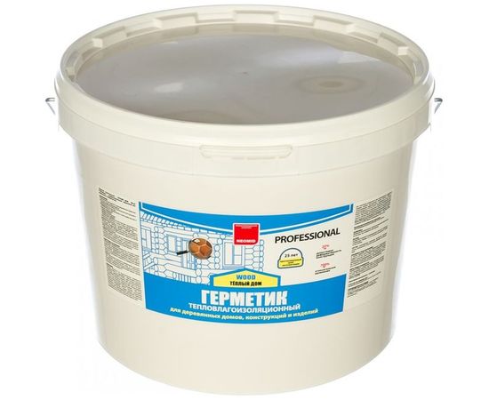 Строительный герметик Neomid Professional 15 кг, медовый Н -ГермPROF-15/мед 
