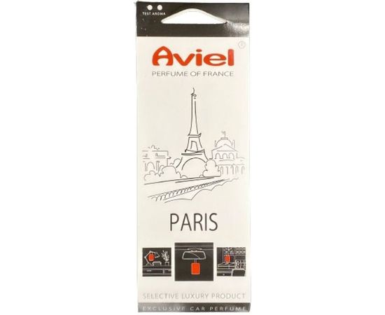 Картонный ароматизатор Aviel PARIS 32041 