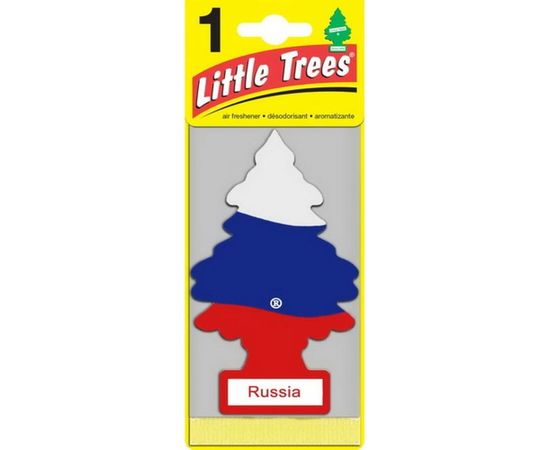 Ароматизатор Car-Freshner Ёлочка Russian Flag Российский флаг U1P-19974-RUSS 