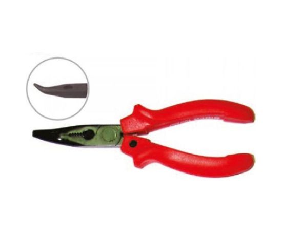 Изогнутые тонкогубцы Диэлектрик 160 мм Biber 85454 тов-080859 