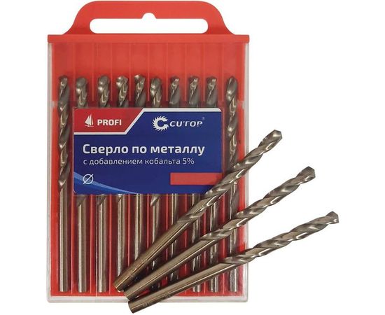 Сверло по металлу с кобальтом (10 шт; 3.2х36х65 мм) CUTOP 48-32-10 