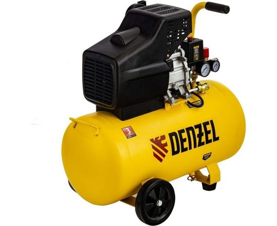 Воздушный компрессор с прямым приводом DENZEL DC1700/50 1,7 кВт, 50 литров, 260 л/мин 58164 