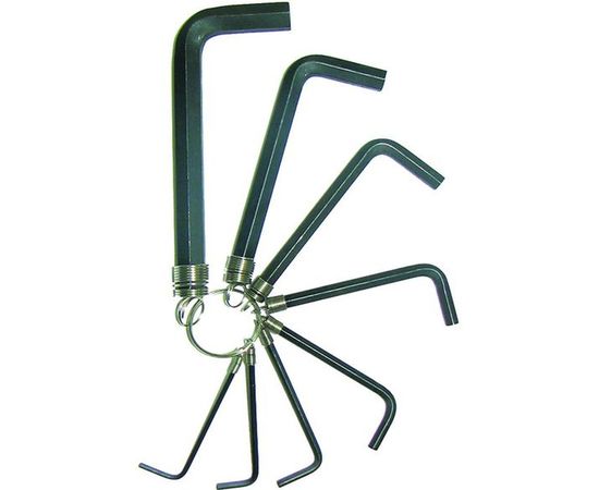 Набор имбусовых ключей на кольце 2-10мм Biber 90501 тов-085694 