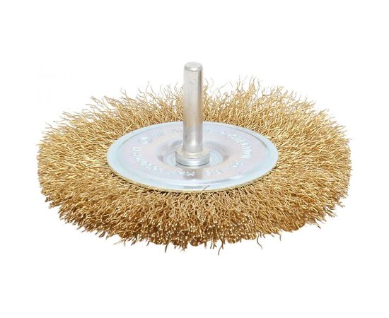 Щетка плоская (65 мм; латунированная витая проволока 0.3 мм) для дрели CUTOP 82-538 