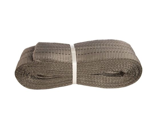 Буксировочный грузовой трос MEGAPOWER 42000кг длина 6 метров, ширина ленты 120мм петля-петля M-75642 – изображение 2