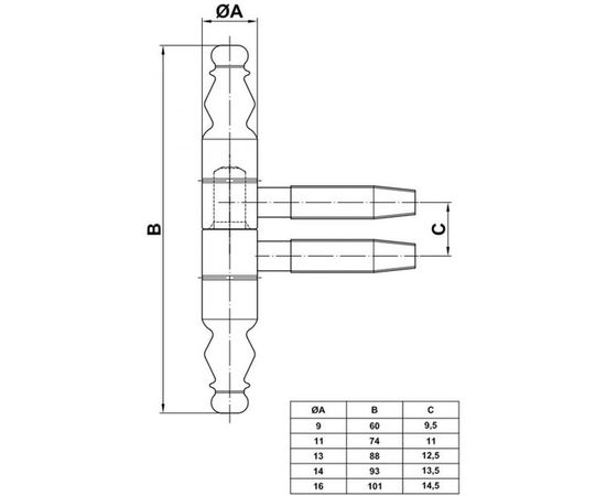 Петля Amig покр. бронза 6870 – изображение 2