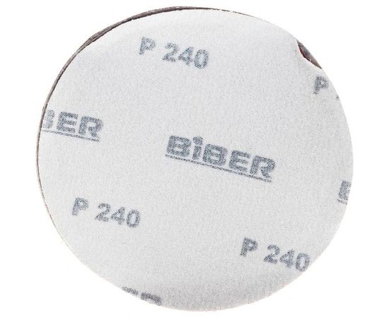 Круг абразивный (5 шт; 125 мм; Р240; Velcro) Biber 70668 тов-165719 – изображение 4