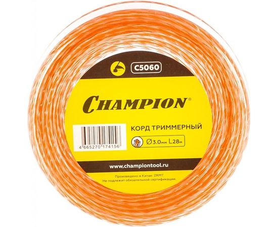 Корд триммерный Square Twist DUO (3 мм, 28 м) CHAMPION C5060 – изображение 2