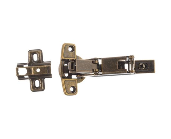Мебельная накладная петля Amig антик 4210 – изображение 2