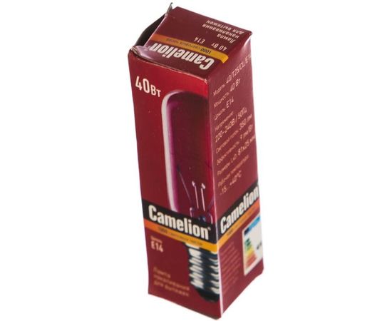 Лампа накаливания для вытяжек Camelion MIC 40/T25/CL/E14 12984 – изображение 2
