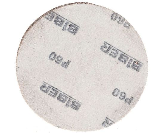 Круг абразивный (5 шт; 125 мм; Р60; Velcro) Biber 70662 тов-080374 – изображение 4