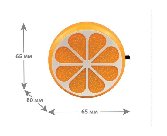Ночник Camelion NL-234 "Апельсин" Led с выключателем, 220V 13809 – изображение 3