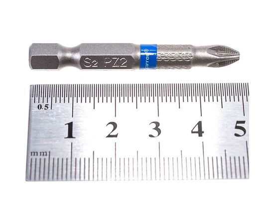Набор стальных бит Profi (2 шт; PZ2; 50 мм) CUTOP 83-345 – изображение 5