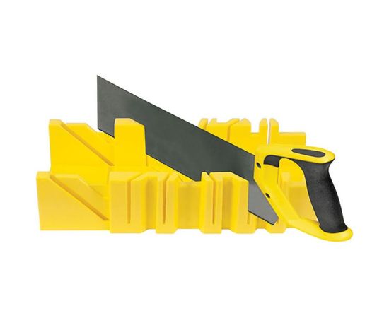 Пластиковое желтое стусло с пилой 350 мм FIT РОС 41263 