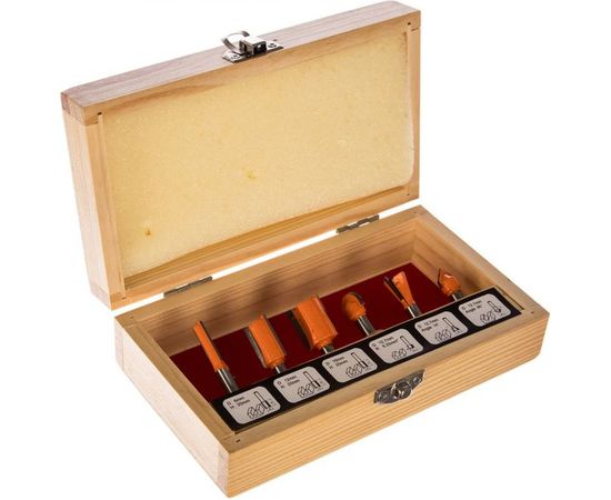 Набор фрез (6 шт; хвостовик 6 мм) Gigant G-0606 