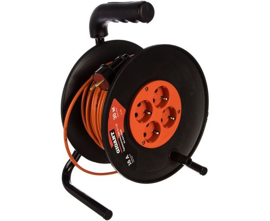 Удлинитель Gigant ПВС 3х1,5 30м на катушке PE-020 (Россия) 