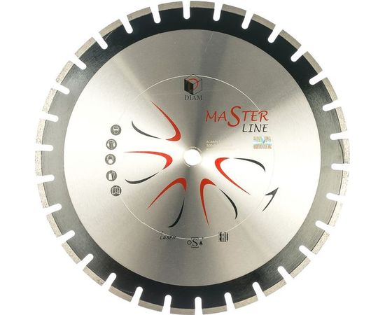 Круг алмазный сегментный 1A1RSS Master Line (500х25.4 мм) по асфальту Diam 000490 
