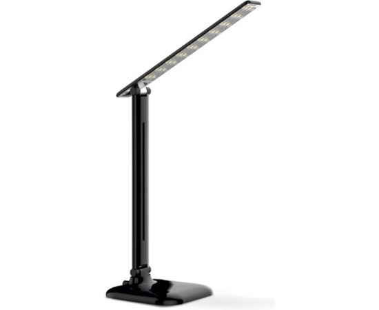 Настольный светодиодный светильник IN HOME ССО-02Ч 10Вт, сенсор-диммер, адаптер, ЧЕРНЫЙ 4690612013480 