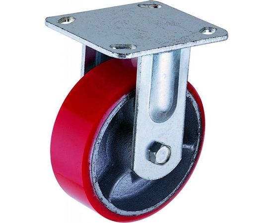 Колесо большегрузное полиуретановое неповоротное 160 мм MFK-TORG FCP63 1041160 