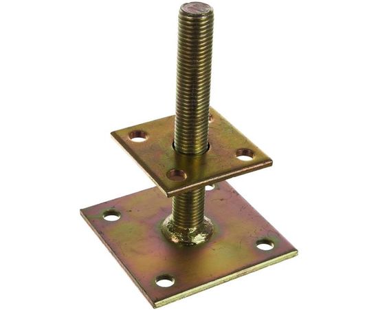 Компенсационная опора GAH ALBERTS для бруса 30-150 оцинкованная 70x70 218102 