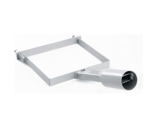 Кронштейн FERON ДС-3-48 на опору-столб c 1 хомутом БЕЗ вылета d48mm, серый 41431 