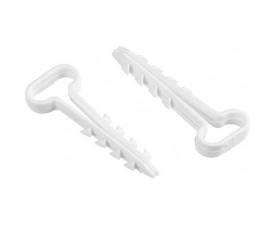 Дюбель-хомут DM PLAST 6-14 для плоского кабеля, белый, 100 шт dx6-14dm 
