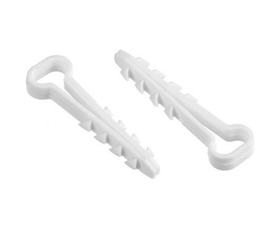 Дюбель-хомут DM PLAST 5-10 для плоского кабеля, белый, 100 шт dx5-10dm 