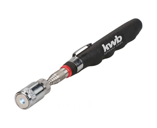 Телескопический магнит kwb с подсветкой, 600мм 953590 