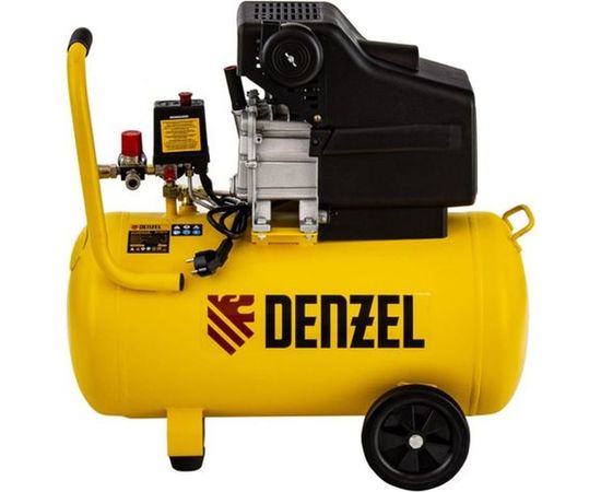 Воздушный компрессор с прямым приводом DENZEL DC1700/50 1,7 кВт, 50 литров, 260 л/мин 58164 – изображение 10